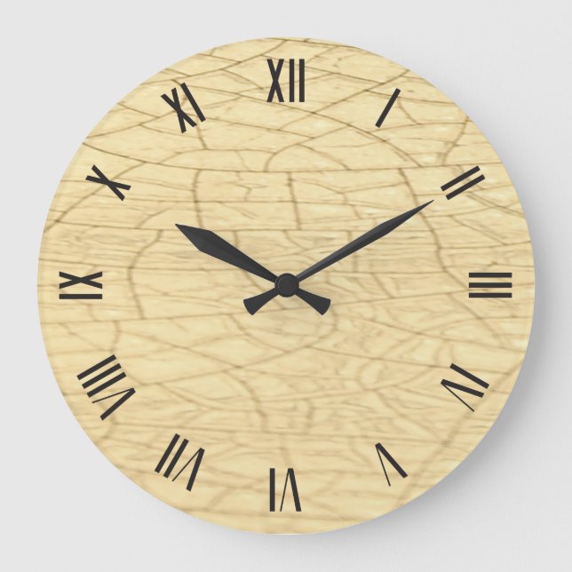 Reloj Redondo Grande Cuadros de plantilla de fondo (Anverso)