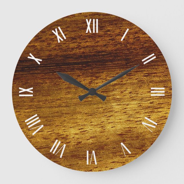 Reloj Redondo Grande Cuadros de plantilla de fondo (Anverso)