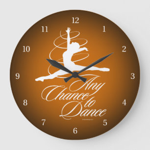Reloj Redondo Grande Cualquier Oportunidad De Bailar