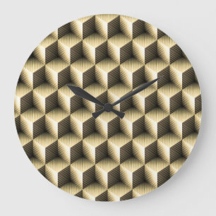 Reloj Redondo Grande Cubo Art 1