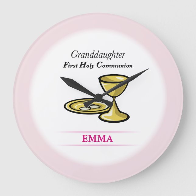 Reloj Redondo Grande Cuerpo de la comunidad y nieta de la sangre (Anverso)