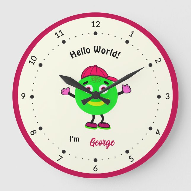 Reloj Redondo Grande Cuerpo redondo de corte (Anverso)