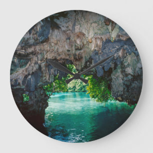 Reloj Redondo Grande Cueva De Barco En Airai, Palau, Micronesia