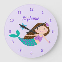 Cuidada Sirena Whimsical Purple Personalizada