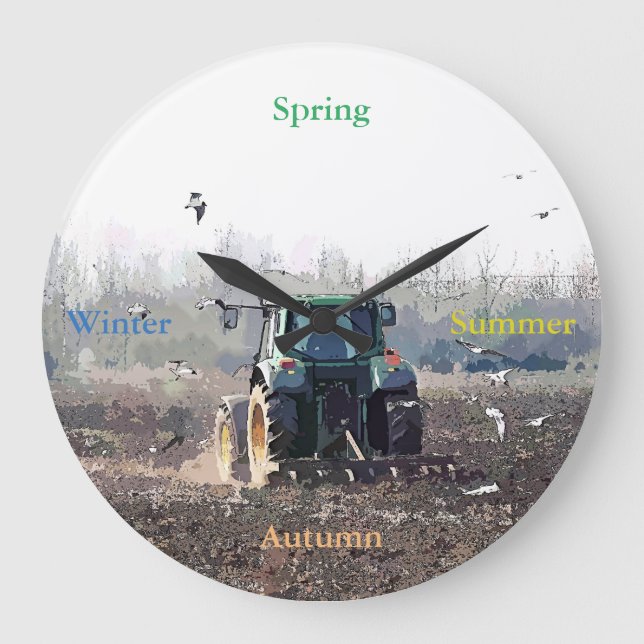 RELOJ REDONDO GRANDE CULTIVO (Anverso)