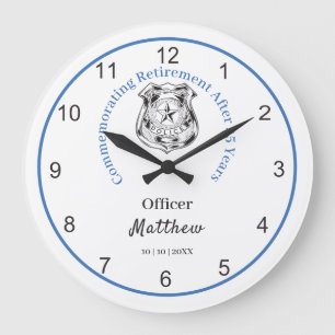Reloj Redondo Grande Cumplimiento de la Ley de Jubilación Keepsake Thi