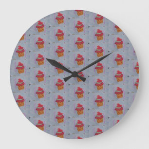 Reloj Redondo Grande Cupcakes Cupcakes Round Clock