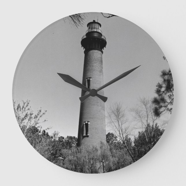 Reloj Redondo Grande Currituck Lighthouse (Anverso)