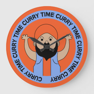 Reloj Redondo Grande Curry Lover   Primo indio   Corry Cook   Amigos
