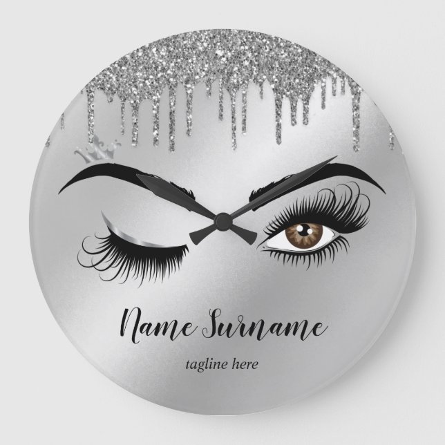 Reloj Redondo Grande Curso de entrega de certificados de finalización (Anverso)