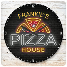 Custom NAME Neon Italian Pizzeria Pizza House