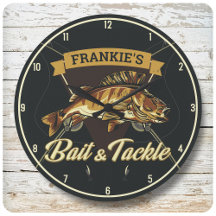 Custom NAME Trophy Fishing Angler Bait Tackle Shop