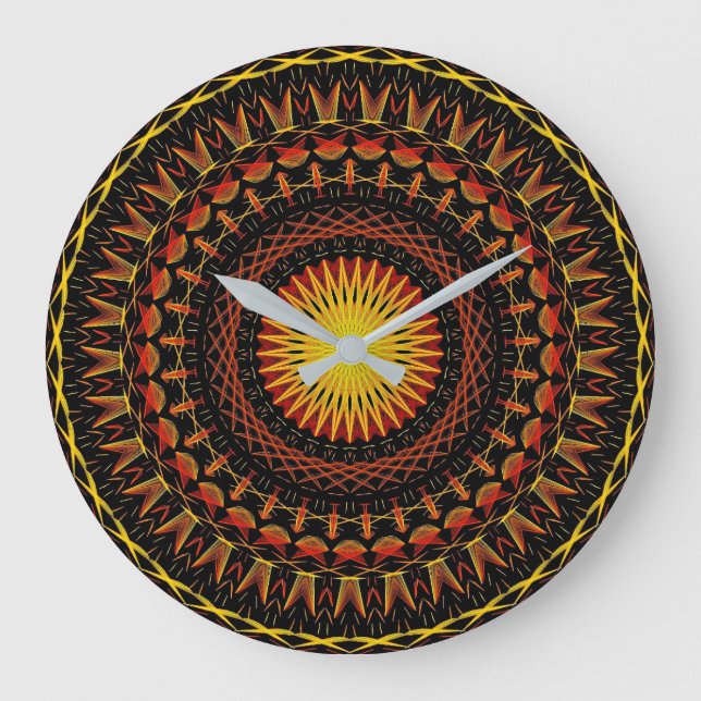 Reloj Redondo Grande Customized Wall Clock (Anverso)