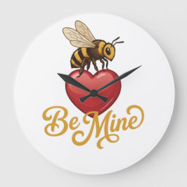 Reloj Redondo Grande Cute Be Mine Panal