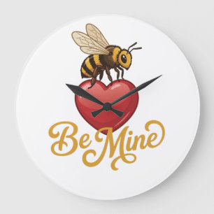 Reloj Redondo Grande Cute Be Mine Panal