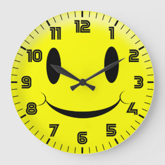Reloj Redondo Grande Cute Happy Face