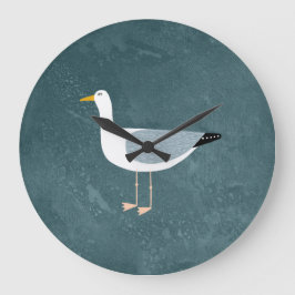Reloj Redondo Grande Cute Seagull
