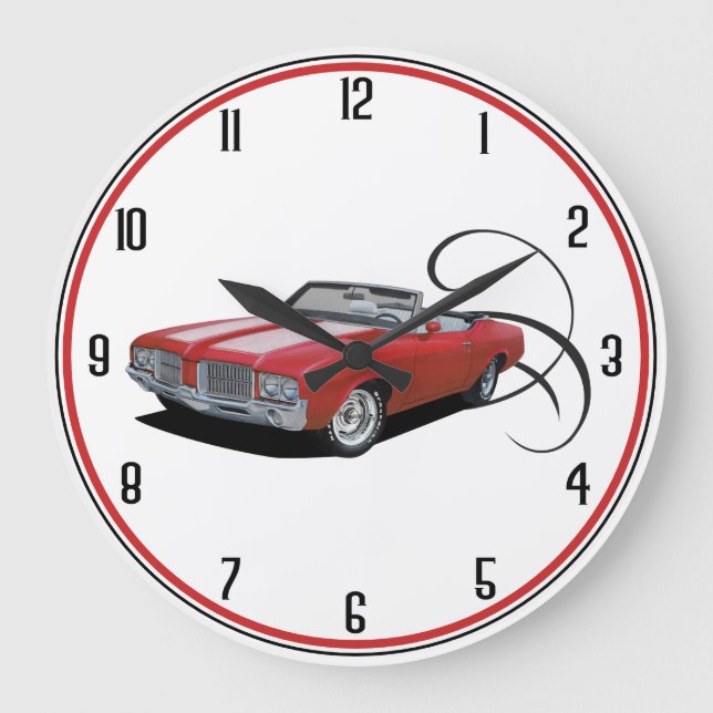 Reloj Redondo Grande Cutlass estadounidense (Anverso)