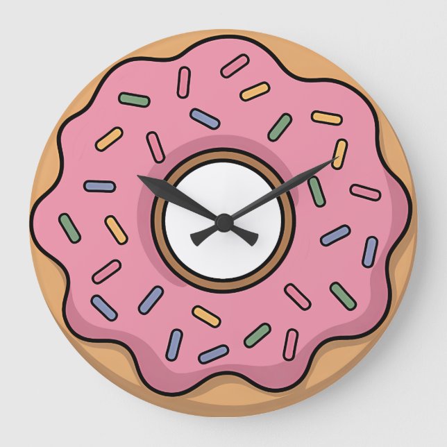 Reloj Redondo Grande Cuto donut | Niño (Anverso)