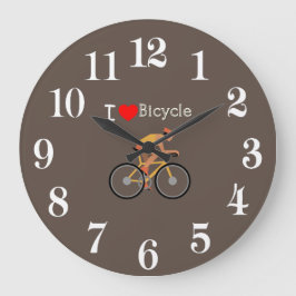 Reloj Redondo Grande Cyclist