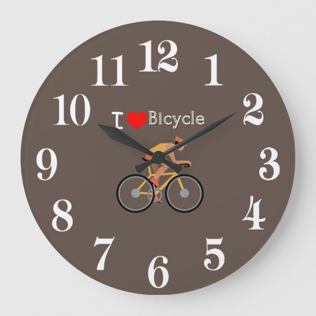 Reloj Redondo Grande Cyclist  (Anverso)