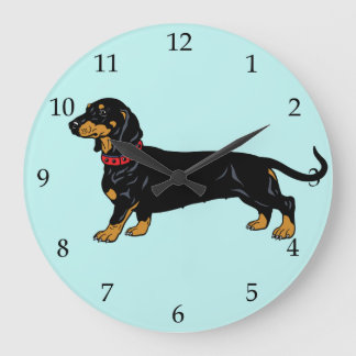 Reloj Redondo Grande dachshund