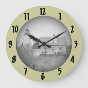 Reloj Redondo Grande Dados/reloj de pared principal del bosquejo de