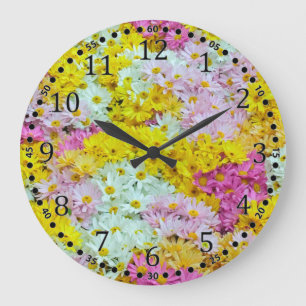 Reloj Redondo Grande Daisies
