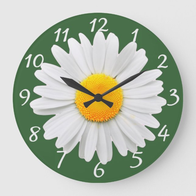 Reloj Redondo Grande Daisy (Anverso)