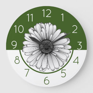 Reloj Redondo Grande Daisy