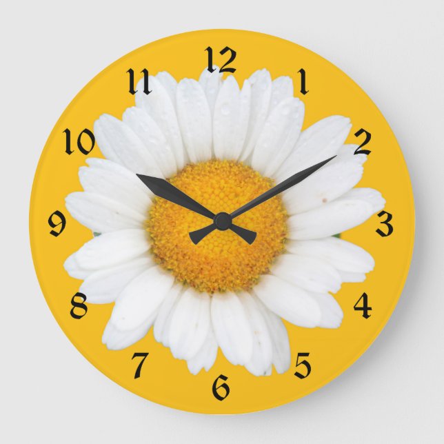 Reloj Redondo Grande Daisy (Anverso)
