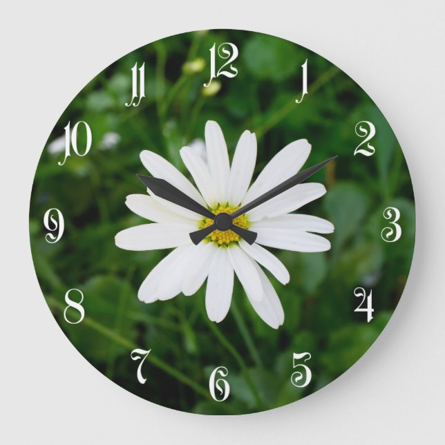 Reloj Redondo Grande Daisy (Anverso)