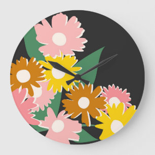 Reloj Redondo Grande Daisy Delight