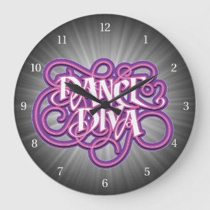 Reloj Redondo Grande Dance Diva
