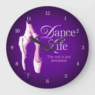 Reloj Redondo Grande Dance Is Life
