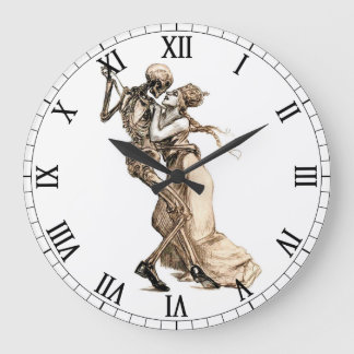 Reloj Redondo Grande Dance with Death wall clock