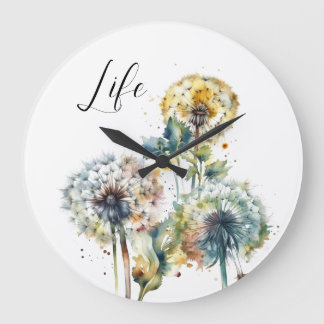 Reloj Redondo Grande Dandelion