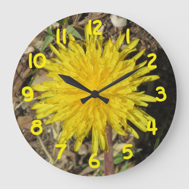 Reloj Redondo Grande Dandelion (Anverso)