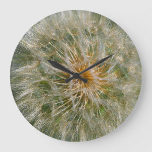 Reloj Redondo Grande Dandelion Flower