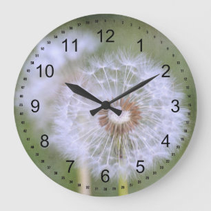 Reloj Redondo Grande Dandelion Flowers