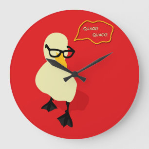 Reloj Redondo Grande Dapper Duck