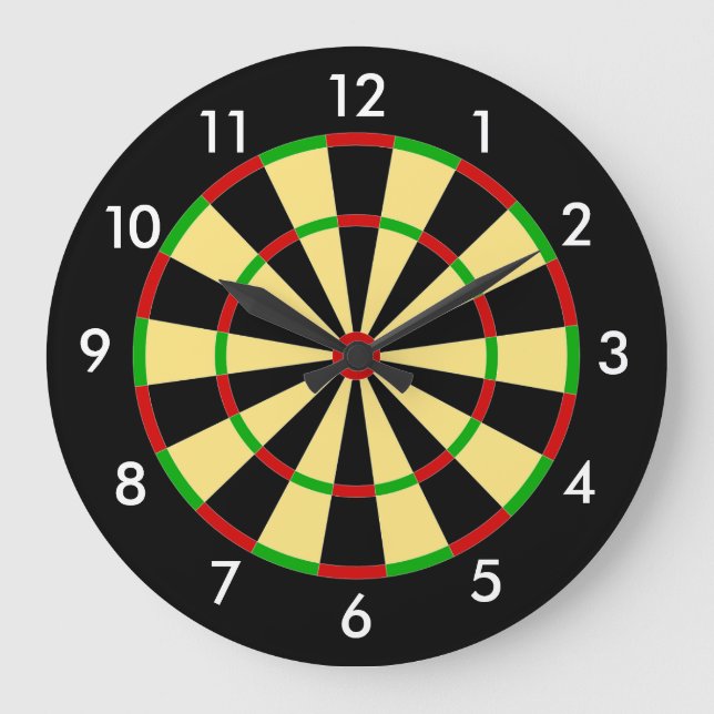 Reloj Redondo Grande Dart Board (Anverso)