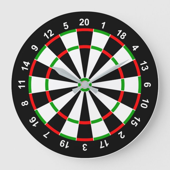 Reloj Redondo Grande Dartboard (Anverso)