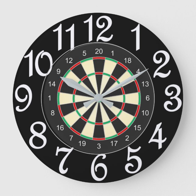 Reloj Redondo Grande Darts Anyone (Anverso)