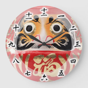 Reloj Redondo Grande Daruma doll