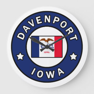 Reloj Redondo Grande Davenport Iowa