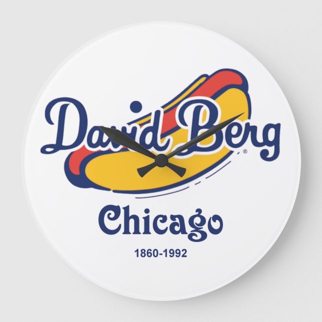 Reloj Redondo Grande David Berg & Company, Chicago, IL 1860-1992 (Anverso)