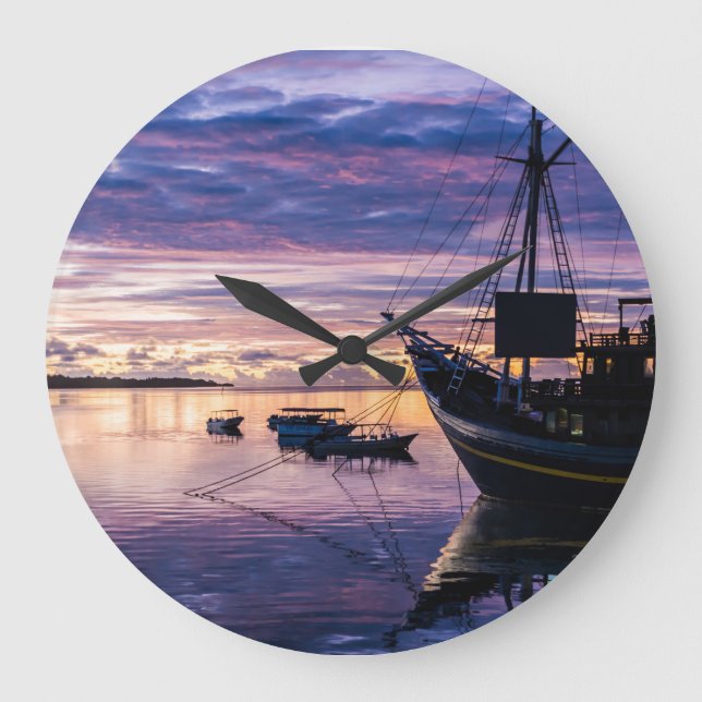 Reloj Redondo Grande Dawn in Micronesia (Anverso)