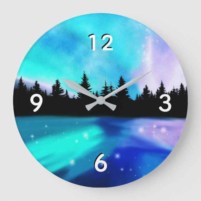 Reloj Redondo Grande Daybreak Reflections (Anverso)