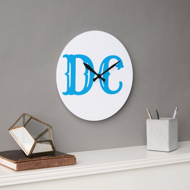 Reloj Redondo Grande DC (Washington DC) (Oficina)
